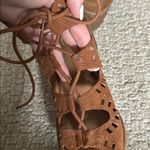 SO Brown Suede Lace-Up Sandals Photo 6