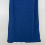 Princess Polly  Women's Navy Blue Linen Blend Fishtail Hem Maxi Skirt Size‎ US 0 Photo 2