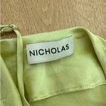 Nicholas Maxi Dress Cowl Neck Size 12 Green Photo 2