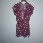 Mimi Chica S Riding Horses Short Sleeved Sheer Button Front Mini Dress Photo 6