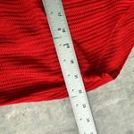 Red crochet tank top sweater vest oversized summer resort wear plus size 2XL Photo 2