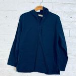Eddie Bauer Long Sleeve Navy Button Photo 0