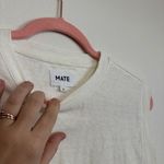 MATE the Label Regenerative Hemp Muscle Tank in Cloud Size Small White Photo 5