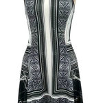 Clover Canyon  Etched Marble Gothic Abstract Print‎ Fit and Flare Dress Size XS Photo 0