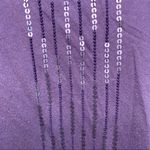 Ann Taylor 5/$15 -‎  purple tee with sequin detail Photo 2