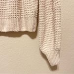 Altar'd State NWT Altar’d State chenille pullover sweater, cream, cropped, relaxed fit , sz XS Photo 4