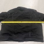 Calvin Klein  Women's Stretch Black Denim Jacket Size XXL Button Front Outerwear Photo 8