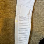 Alo Yoga Alo White High-Waist Moto Legging Photo 1