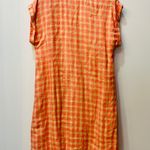 Lou & grey pink and tan checkered buffalo gingham dress sz XS Photo 5