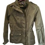 Love Tree  |‎ Hunter Green Hooded Cargo Utility Jacket | m Photo 2