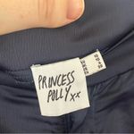 Princess Polly Navy Gilmore Cargo Pants Satin Wide Leg Size 6 Women's Photo 4