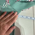 Candie's NWT Candie’s‎ Button Down Career Blouses Medium Floral Blue Lace Split Back Photo 6