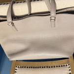 Tory Burch  Taupe Leather Tote Photo 10