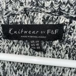 F&F Knitwear by  Charcoal Open Front Cardigan Sweater Photo 2