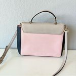Kate Spade  Cow Hide Leather Crossbody Bag Pink Gray Black Handbag Shoulder Bag Photo 4