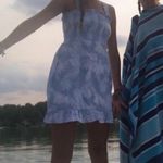 blue and white leafy summer time sundress! Photo 5