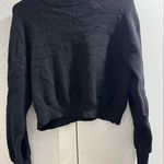 Cotton On Cotton-On Black Long Sleeve Crew Neck Sweater Photo 0