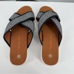 Bernie Mev Avon Woven Sandals in Pewter size 39/US 8 Silver Photo 7
