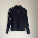 Nike Streetwear Mock Neck Long Sleeve Tshirt Size Large Black Photo 3