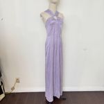 Topshop  ring detail maxi dress in lilac Photo 8