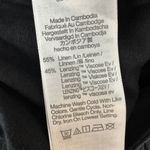 Madewell NEW Pull On Straight Crop Pants Linen Blend High Waist Black US 0 Photo 12