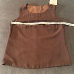 Women’s Brown Chiffon Lapel Jacket 3 Piece Formal Wedding Party Pant Suit Size 4 Photo 9