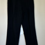 Santorelli SERENA Straight‎ leg Pant in Summer Wool Womens 8 Black Photo 0