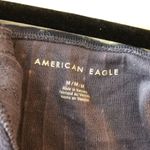 American Eagle  Womens Lace Trim Pointelle V-Neck Crop Cami Top Size M Photo 2