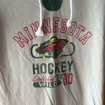 MN WILD Hockey Short Sleeve Top Gray Size M Photo 3