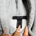 Forever 21  Gray Cropped Hoodie Photo 6