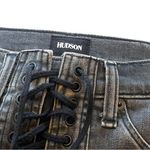 Hudson Jeans Hudson Bullocks High Rise Lace Up Denim Skirt Photo 4