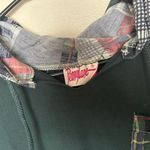 vintage 90s 1990s retro aesthetic Penny Lane green plaid long sleeve shirt Size M Photo 2