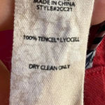 Soft Surroundings  blazer red open front drape tencel lyocell Medium Photo 7