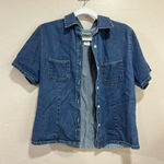 Pendleton Pendelton Originals Size Large Short Sleeve Denim Button Up Photo 0