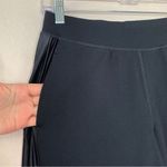 Fabletics Athletic Black Kara Ankle Tie Satin Stripe Jogger Pants Photo 3