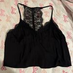 Forever 21 Black Silky Recerback Lace Cami  Photo 0