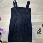 Strenesse Gabriele Strehle Germany black mini dress virgin wool designer size 12 Photo 1