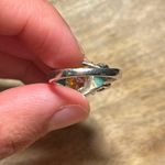 Sterling Silver Dragons Breath & Turquoise 925  Ring Photo 10