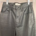 Abercrombie & Fitch Vegan Leather The Ankle Straight Curve Love Jeans Photo 2