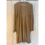 Joseph A tan knit open duster cardigan size M Photo 2