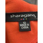 Sharagano Orange Pencil Dress Size 10 A-5 Photo 5