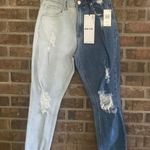Almost Famous NWT distressed mom jeans by  Photo 0