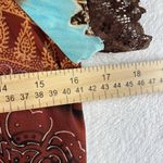 Vintage Y2K 2000’s Agenda Small S Top Babydoll Lace Woodland Forrest Goblincore Brown Photo 6