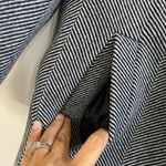 Madewell Women’s Averdon Coat in Herringbone Black White Insuluxe Fabric Size XS Photo 6