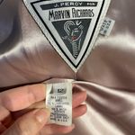 Marvin Richards J. Percy by Vintage dyed fox Fur 100% Lambswool Coat One button 100% Satin Lined oversized 60’s-50s silver fox fur collar Photo 4