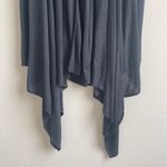 Lululemon Black Dark Grey Cashmere Blend Express Yourself Open Drape Cardigan Photo 5