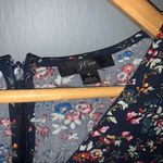 J.Crew  blue floral faux wrap ruffle dress Photo 6