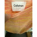 Callahan Knitwear Women's Large Knit Dress Orange Pink Relaxed Knee Length NWOT Photo 5