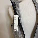 Urban Outfitters  NWT Mini Dress Mock Neck Sleeveless Fitted‎ Black White Medium Photo 4