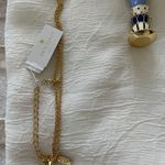 Kate Spade Tea Time 5cups Set  Blue Enamel Gold Pendant Photo 3